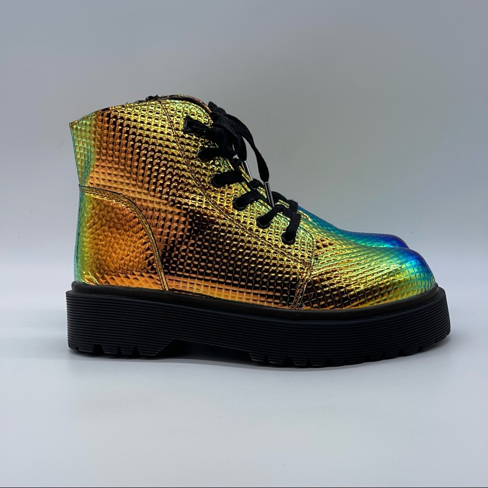 YRU Slayr Reflective Platform Boots.